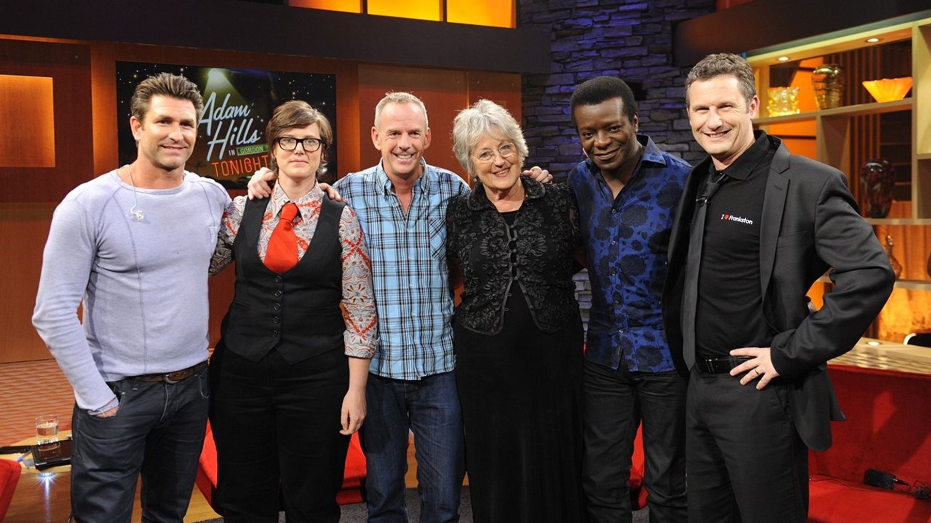 Adam Hills in Gordon St Tonight background