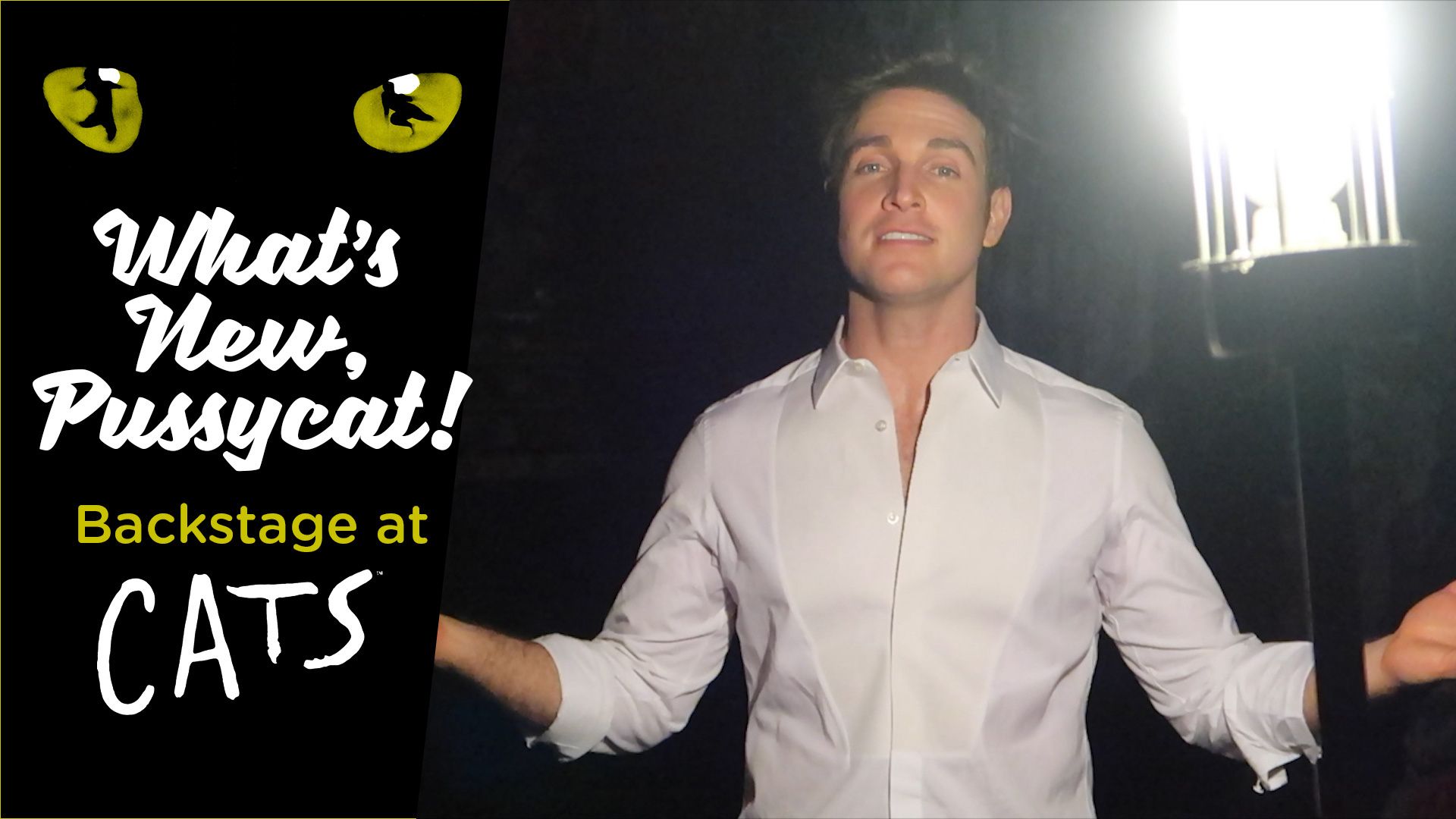 What's New, Pussycat: Backstage at 'Cats' with Tyler Hanes background