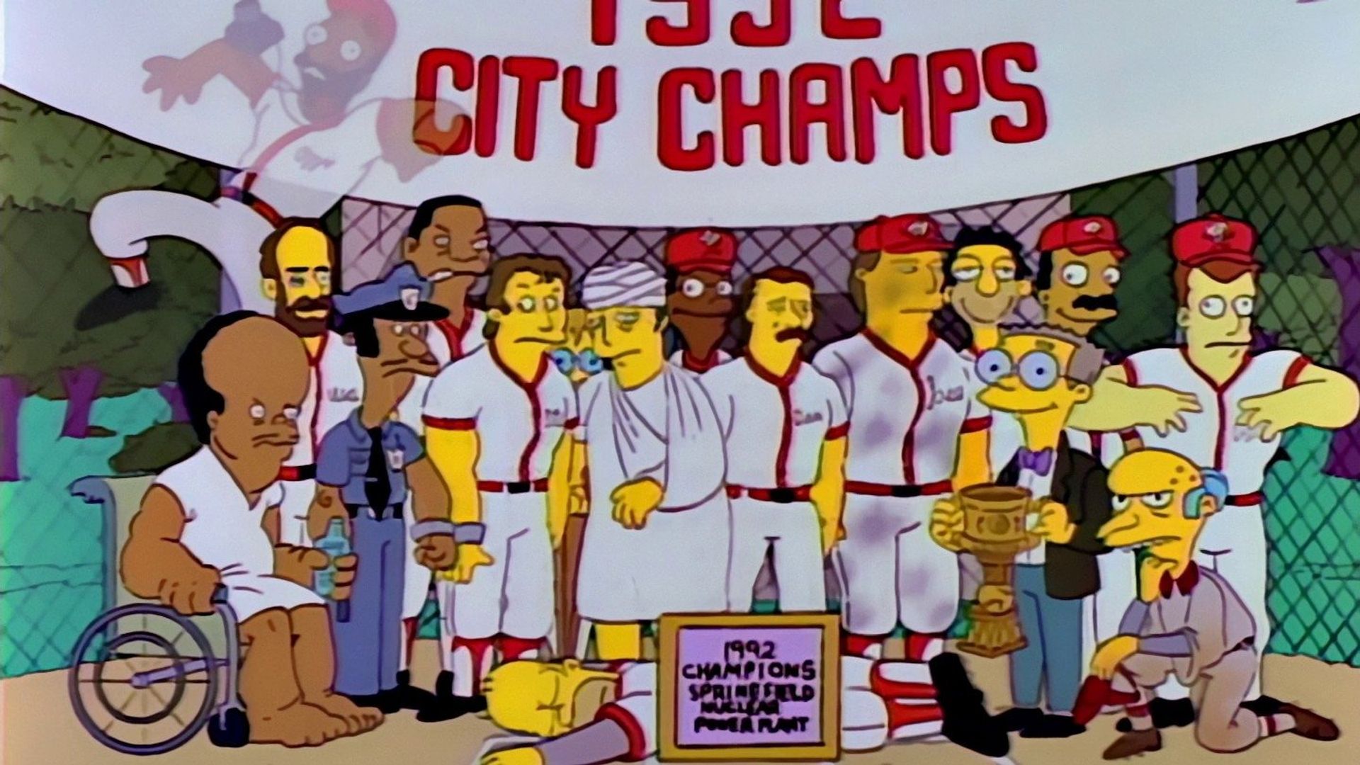 The Simpsons background