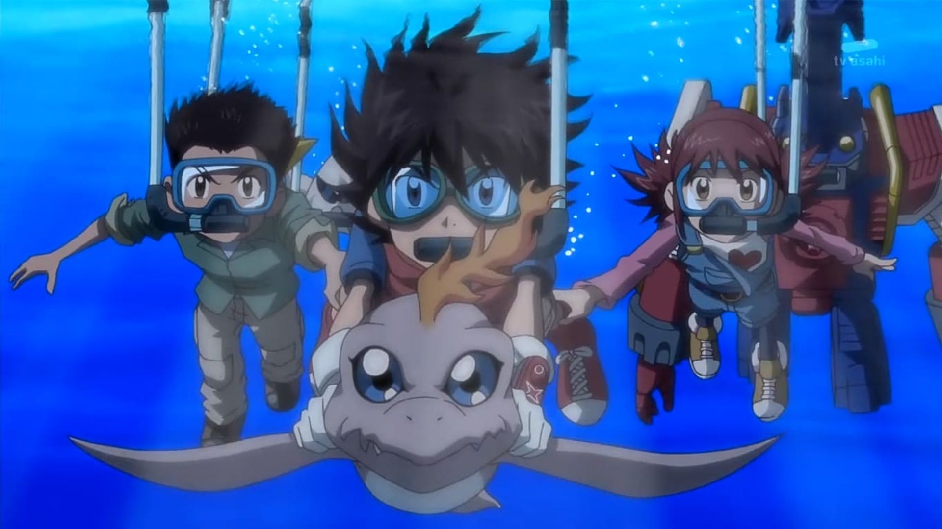 Digimon Xros Wars background