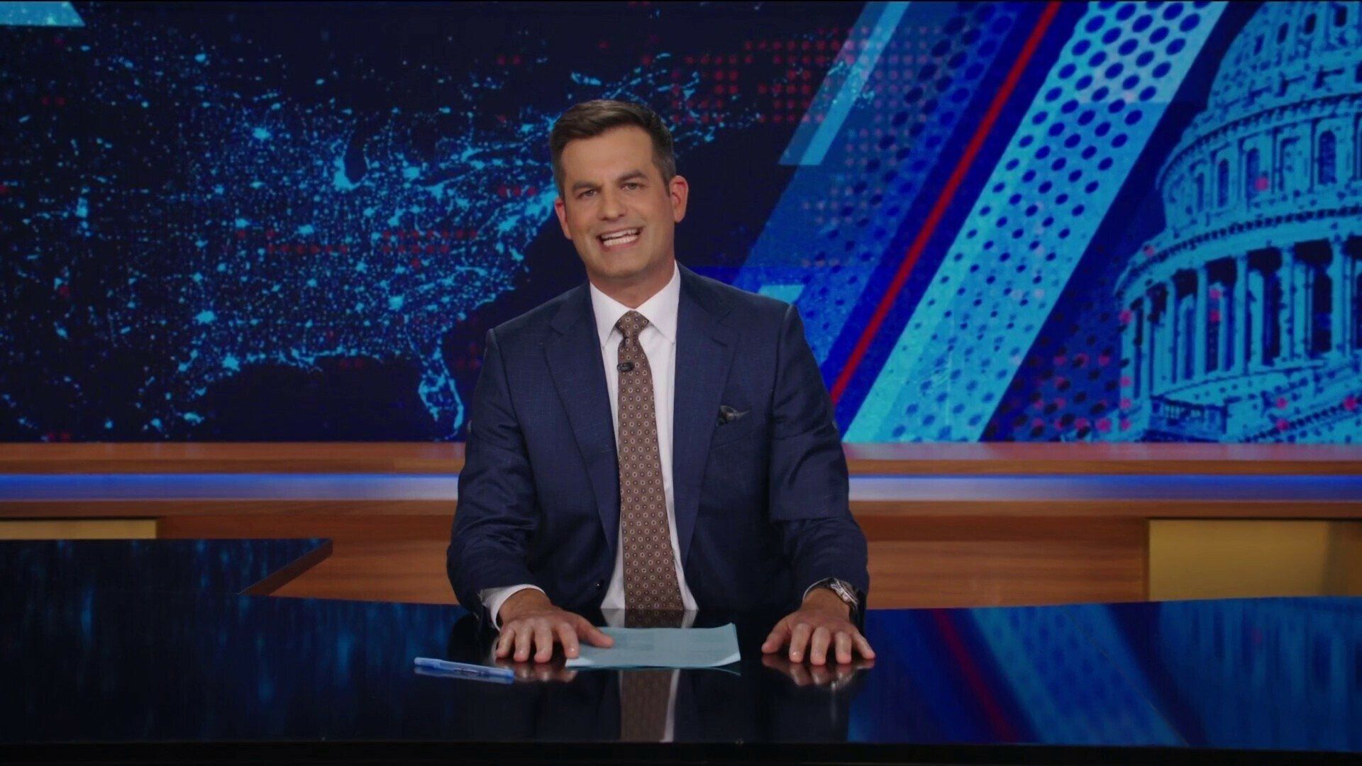 The Daily Show background