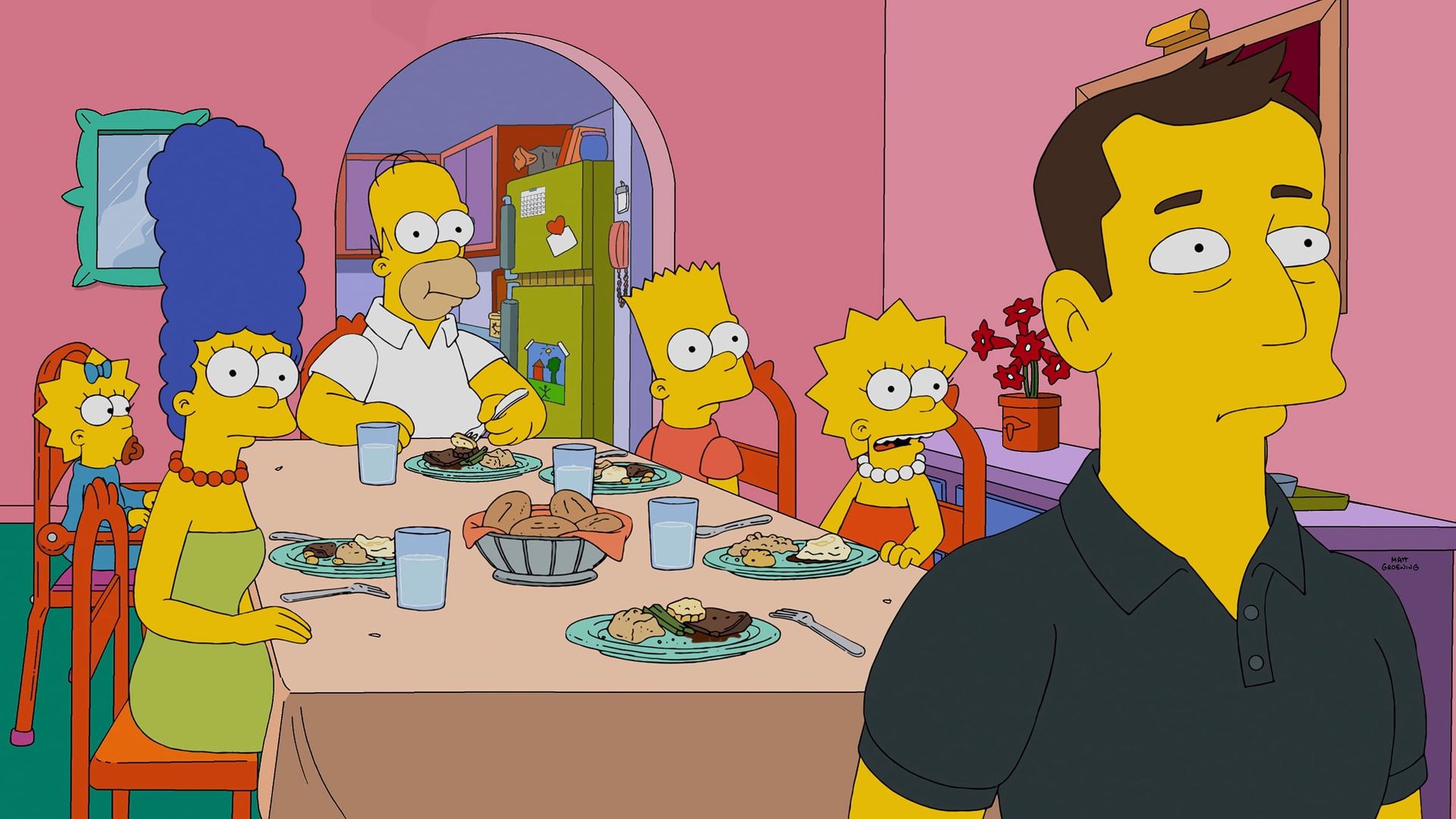 The Simpsons background