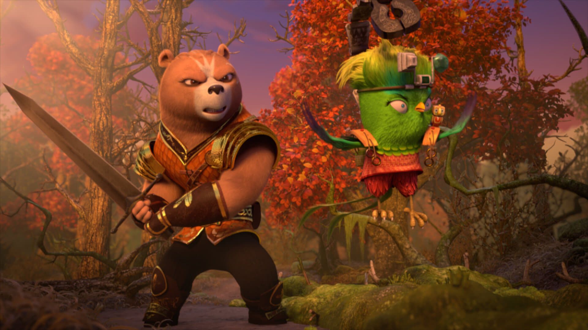 Kung Fu Panda: The Dragon Knight background