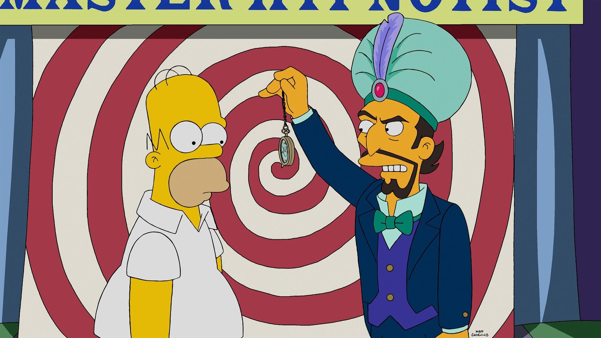 The Simpsons background