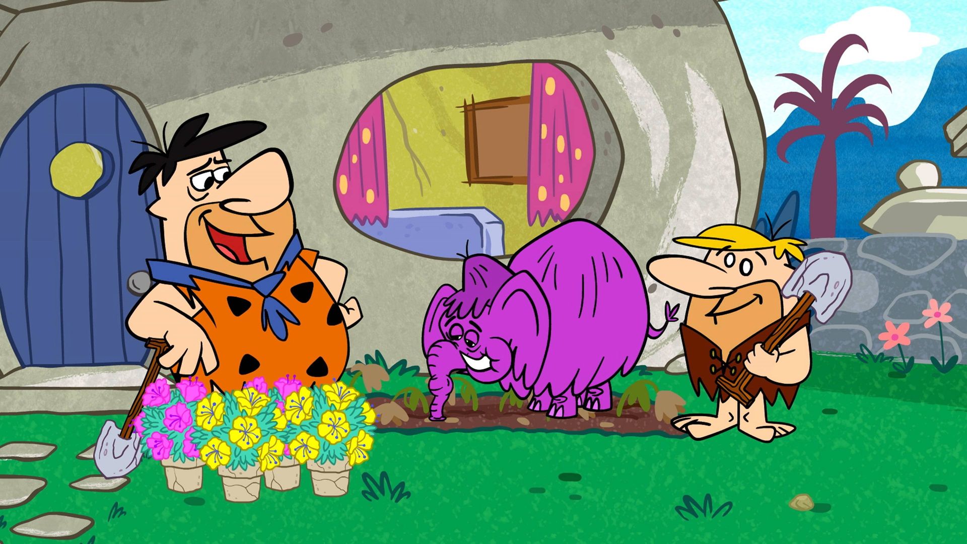 Yabba-Dabba Dinosaurs! background