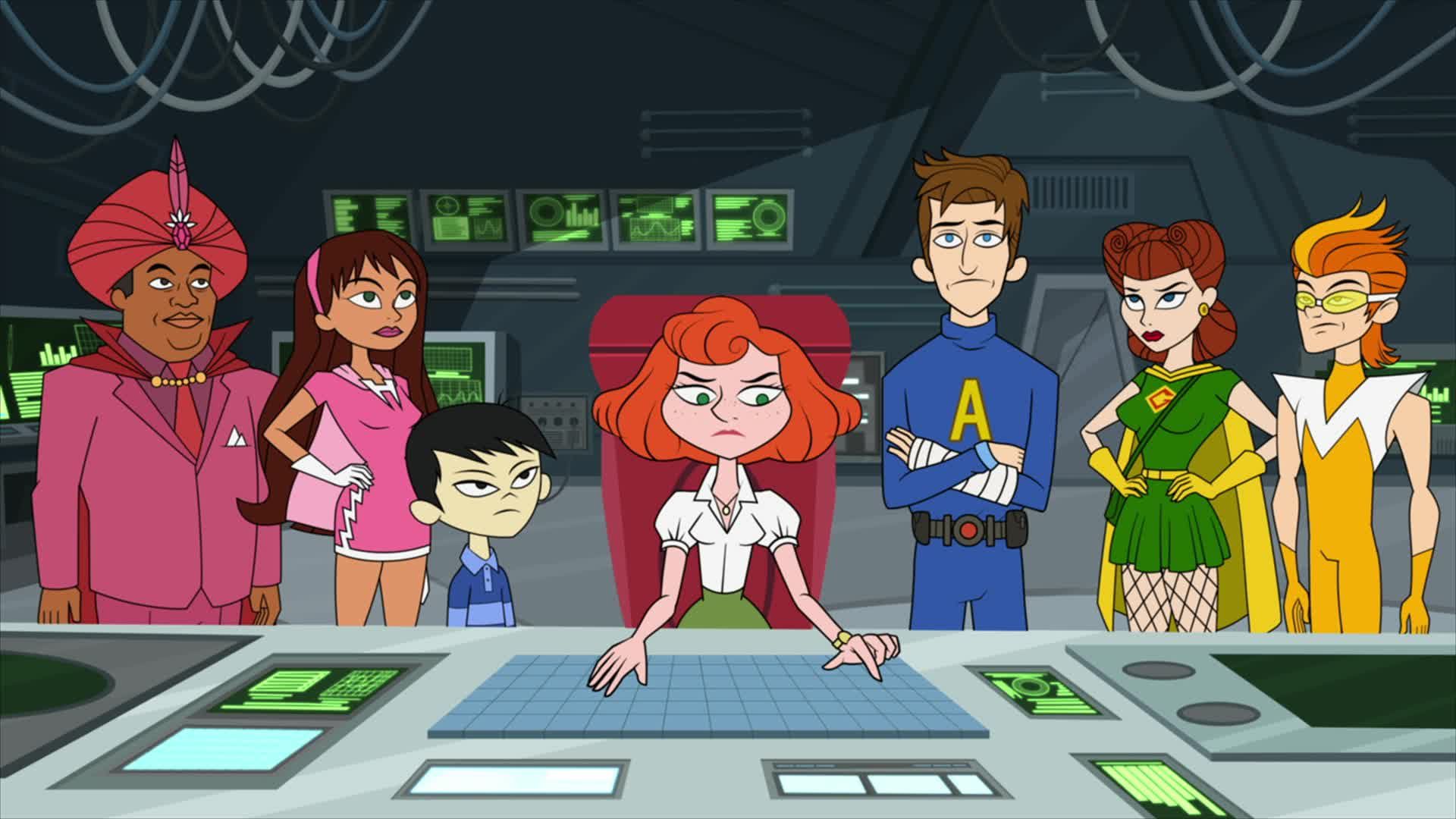The Awesomes background