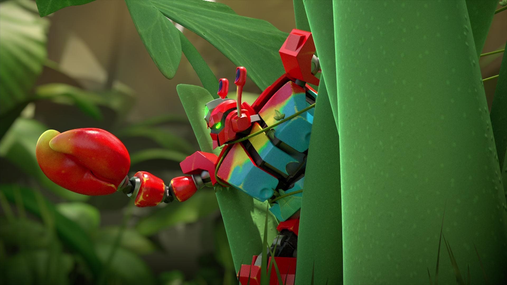 Larva Island background