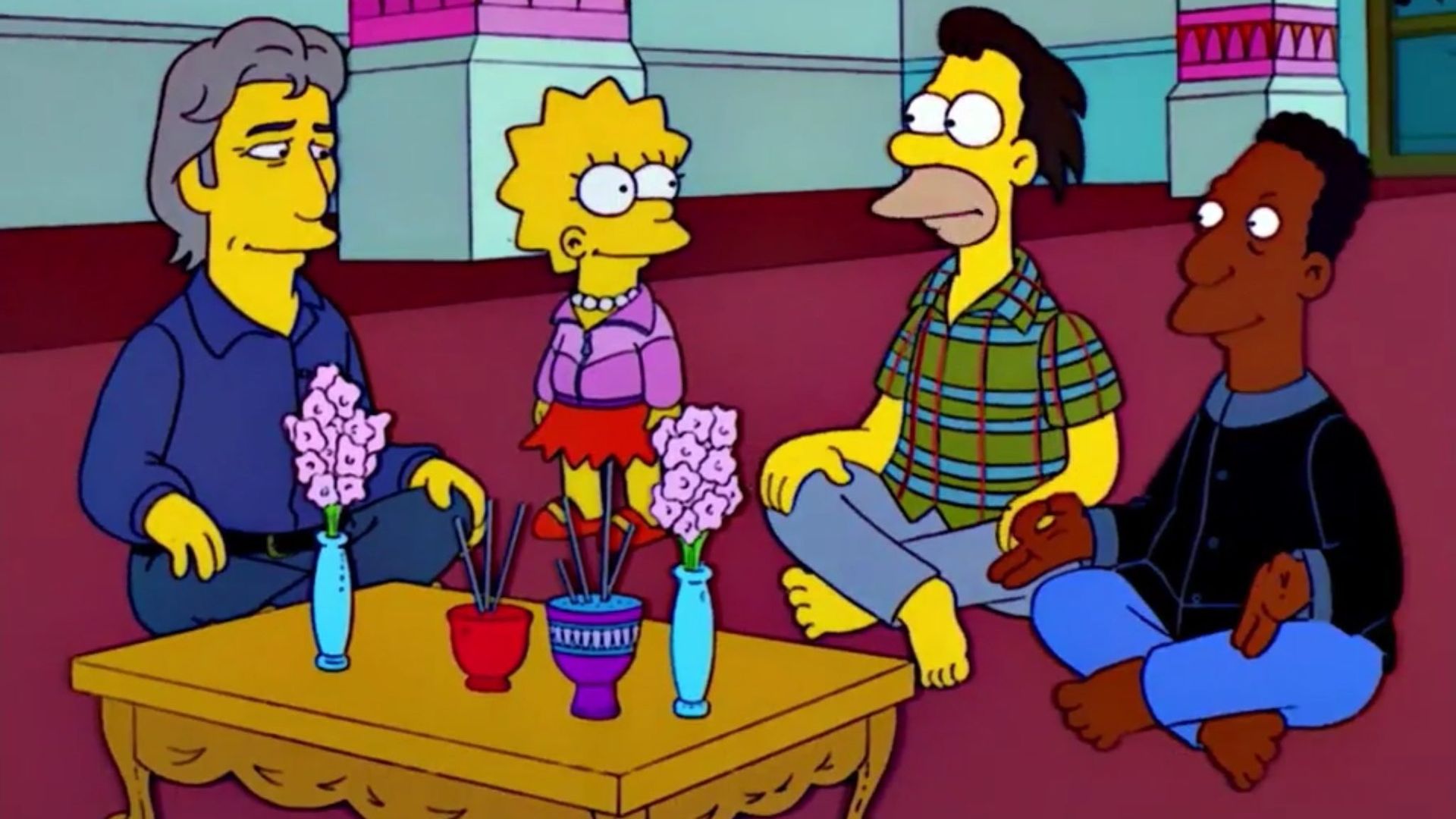 The Simpsons background