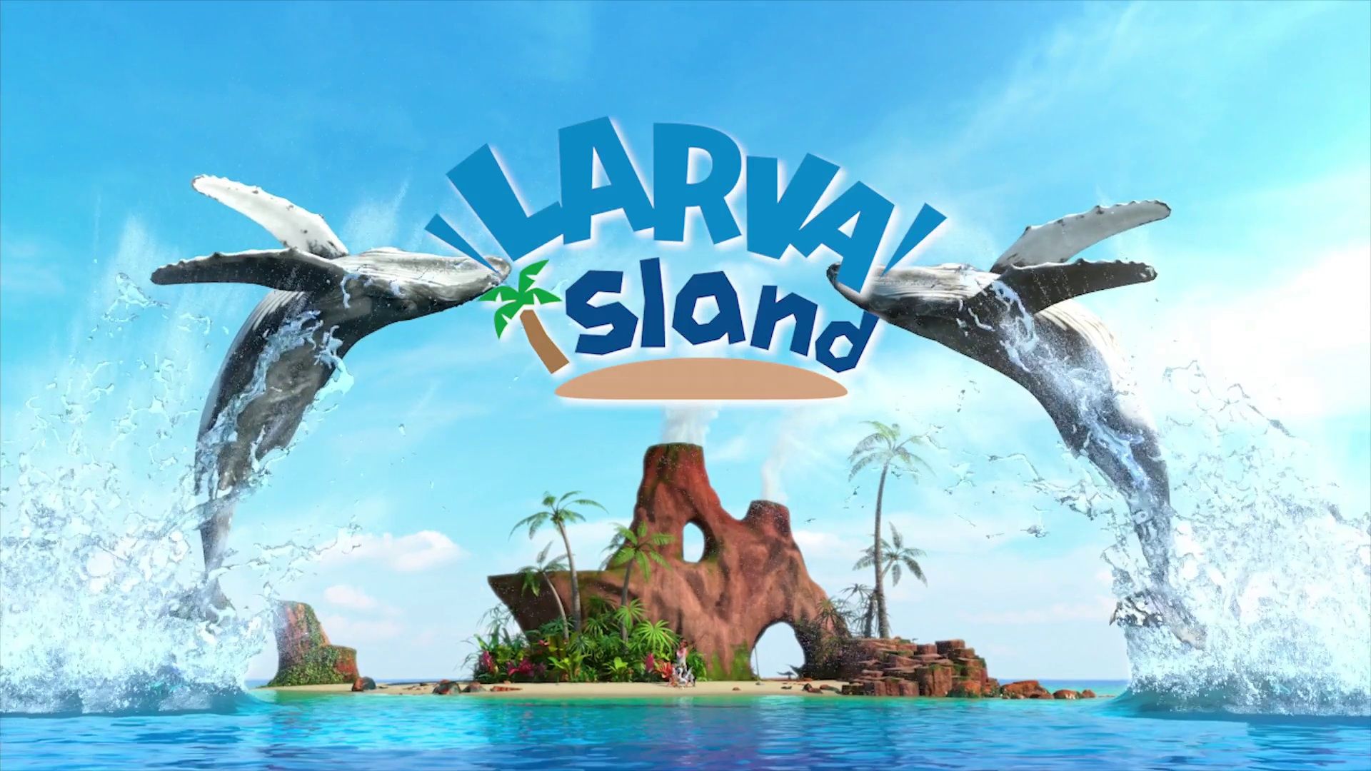 Larva Island background