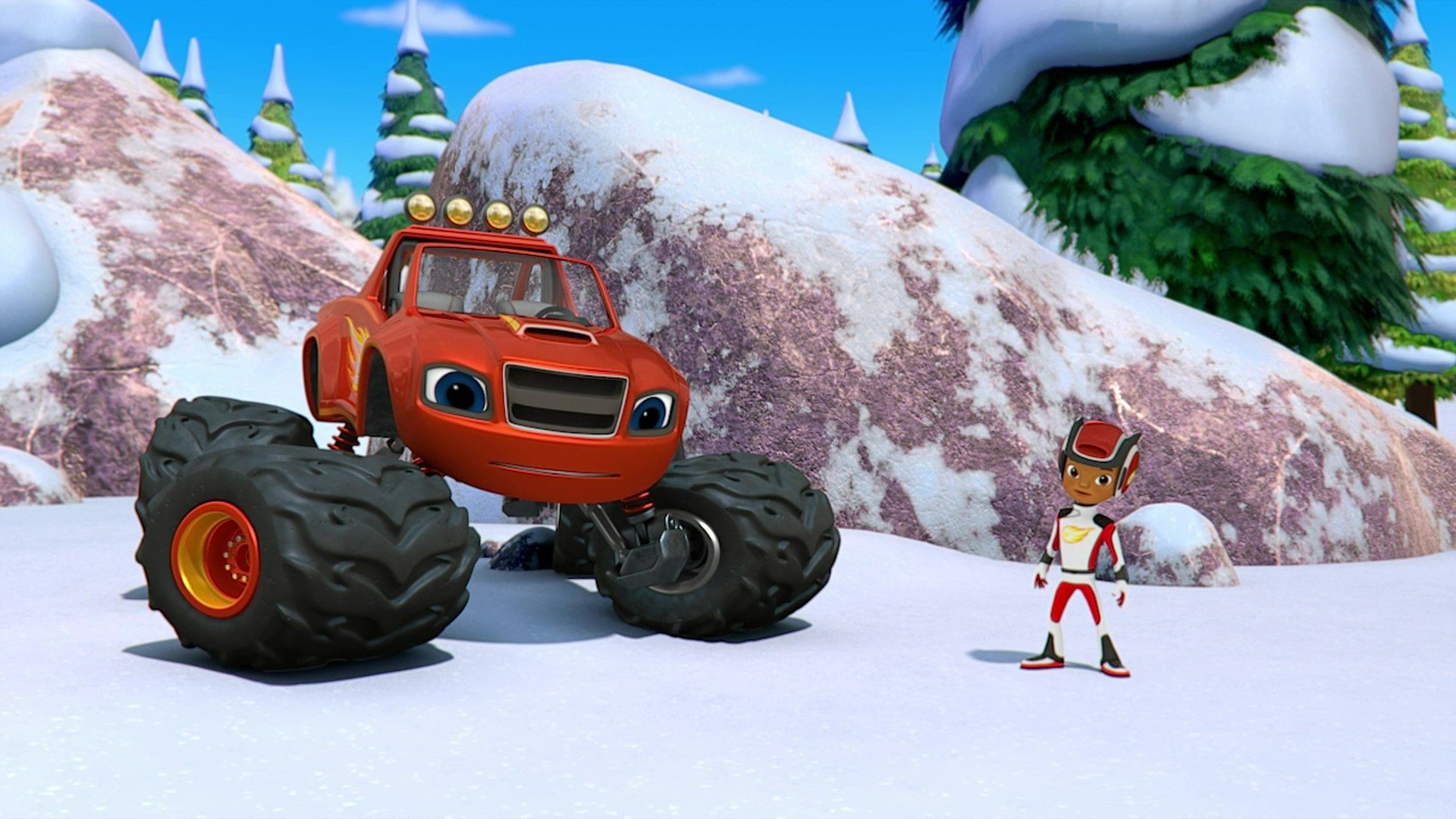 Blaze and the Monster Machines background