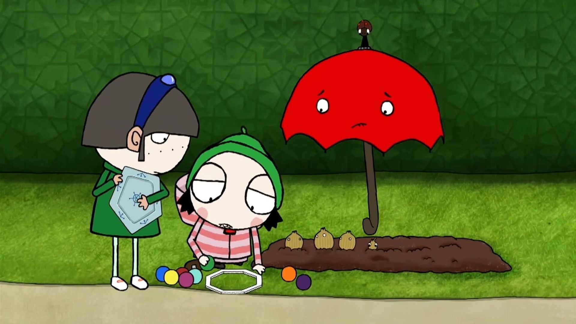 Sarah and Duck background