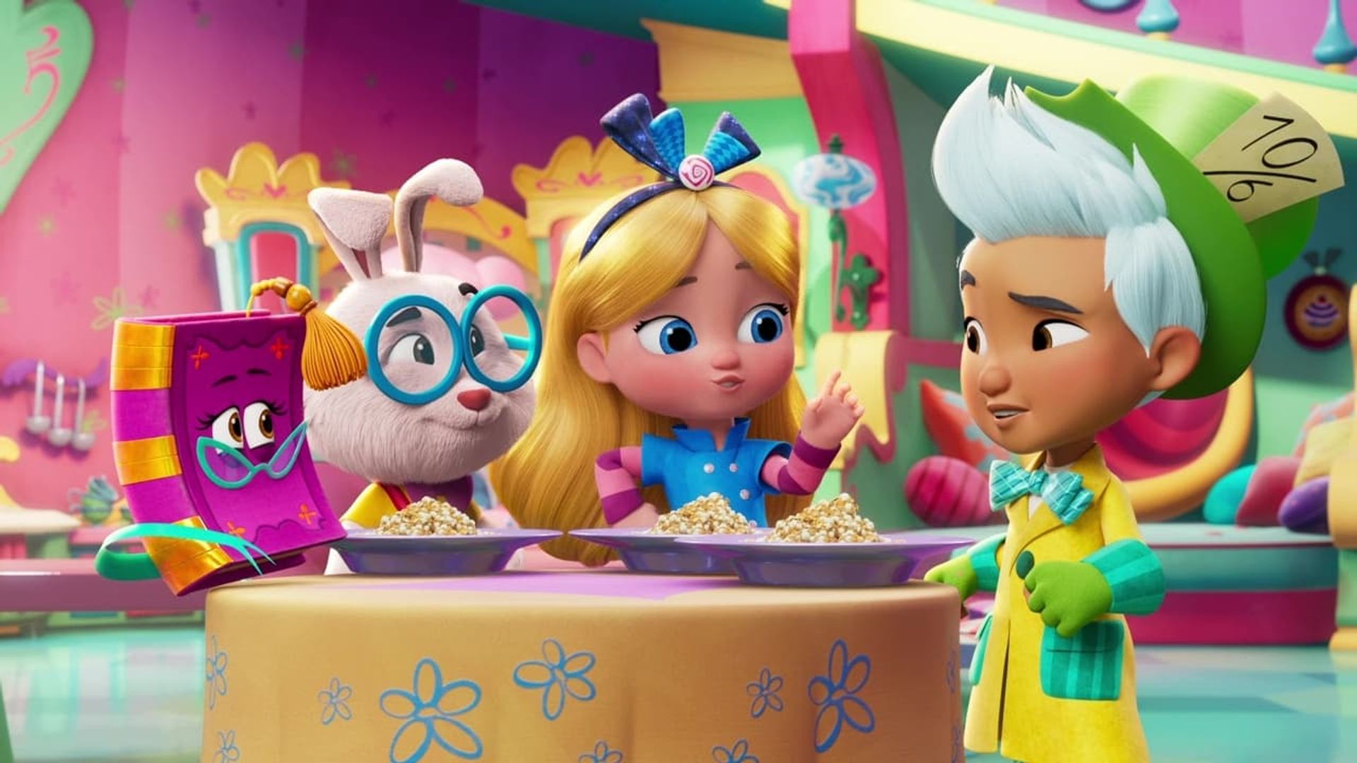 Alice's Wonderland Bakery background