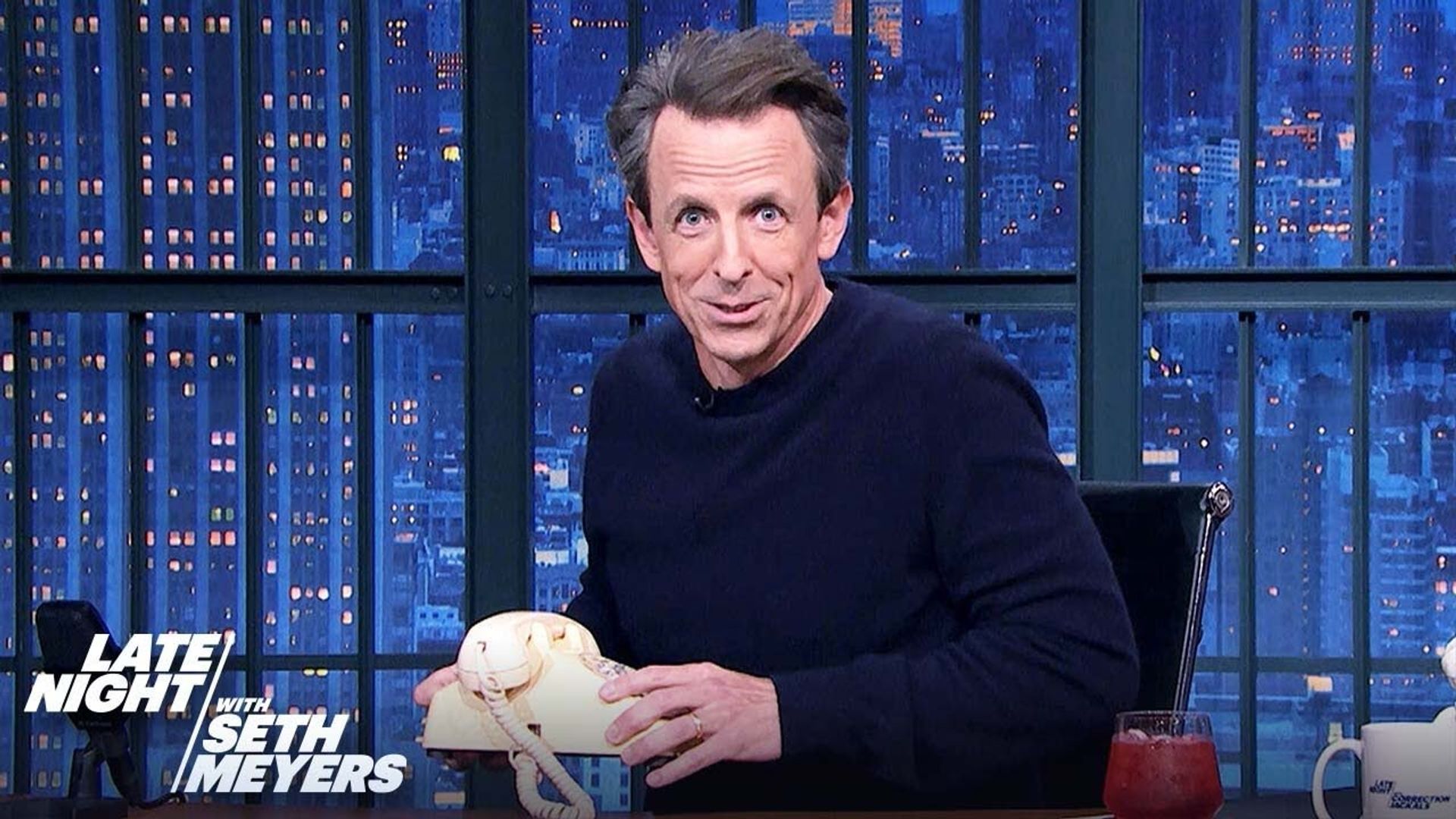 Late Night with Seth Meyers: Corrections" background