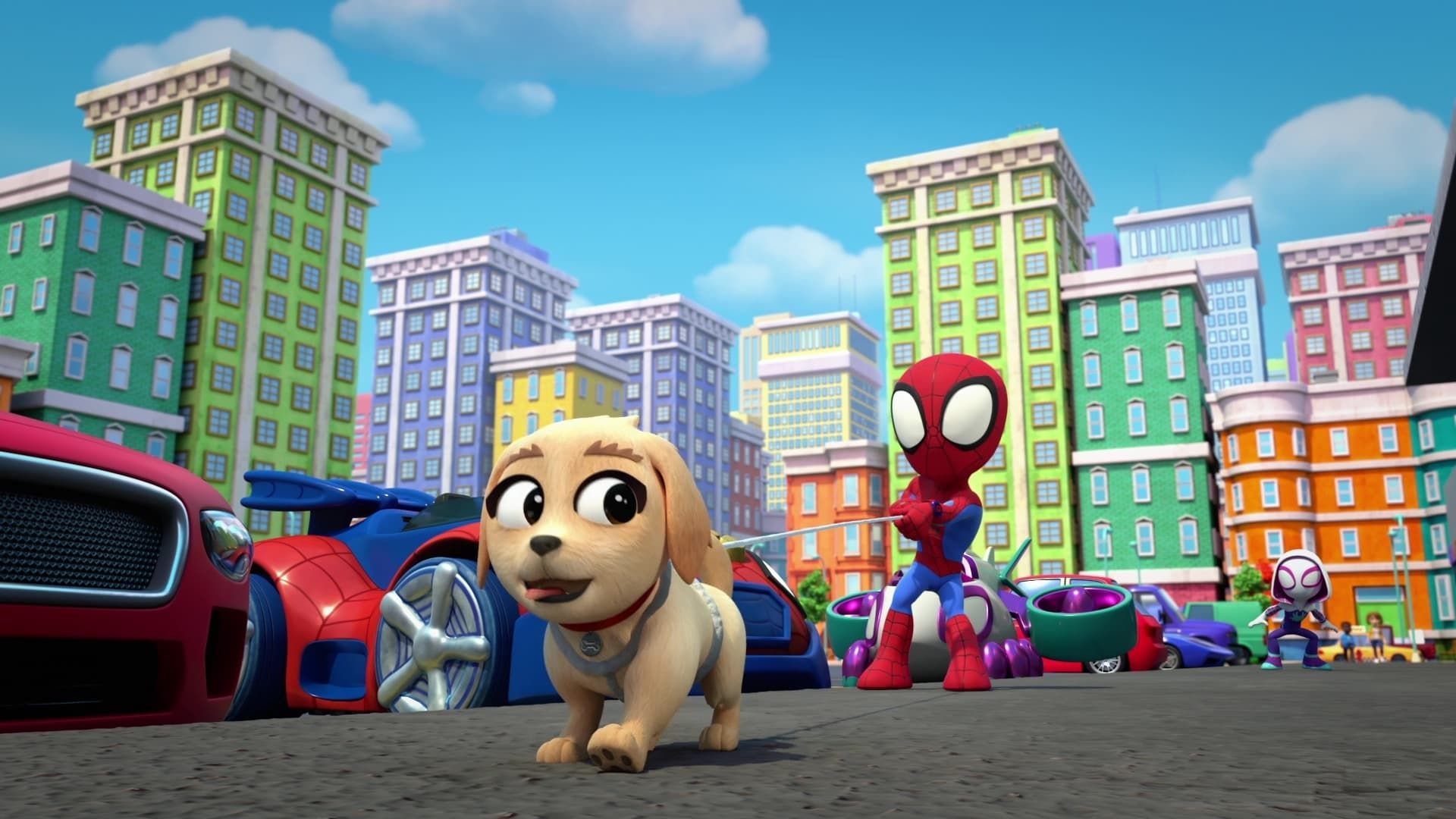 Spidey and His Amazing Friends background
