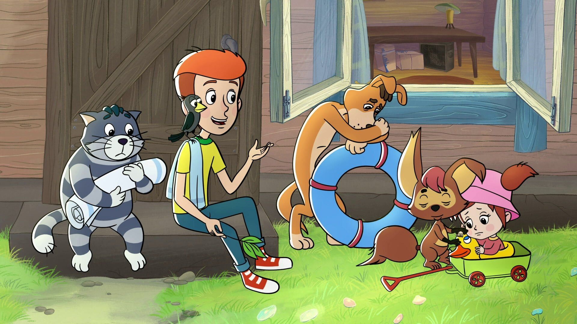 Mr. Theo, Cat & Dog background