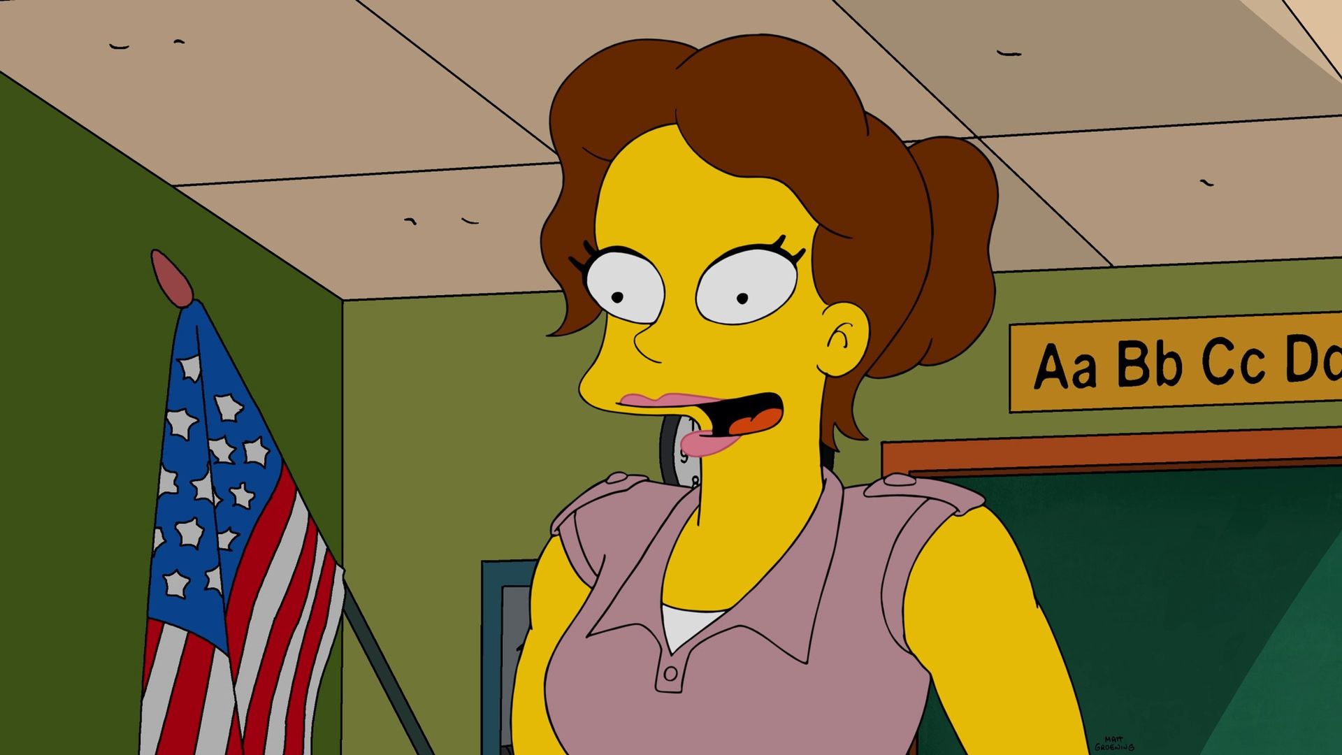 The Simpsons background