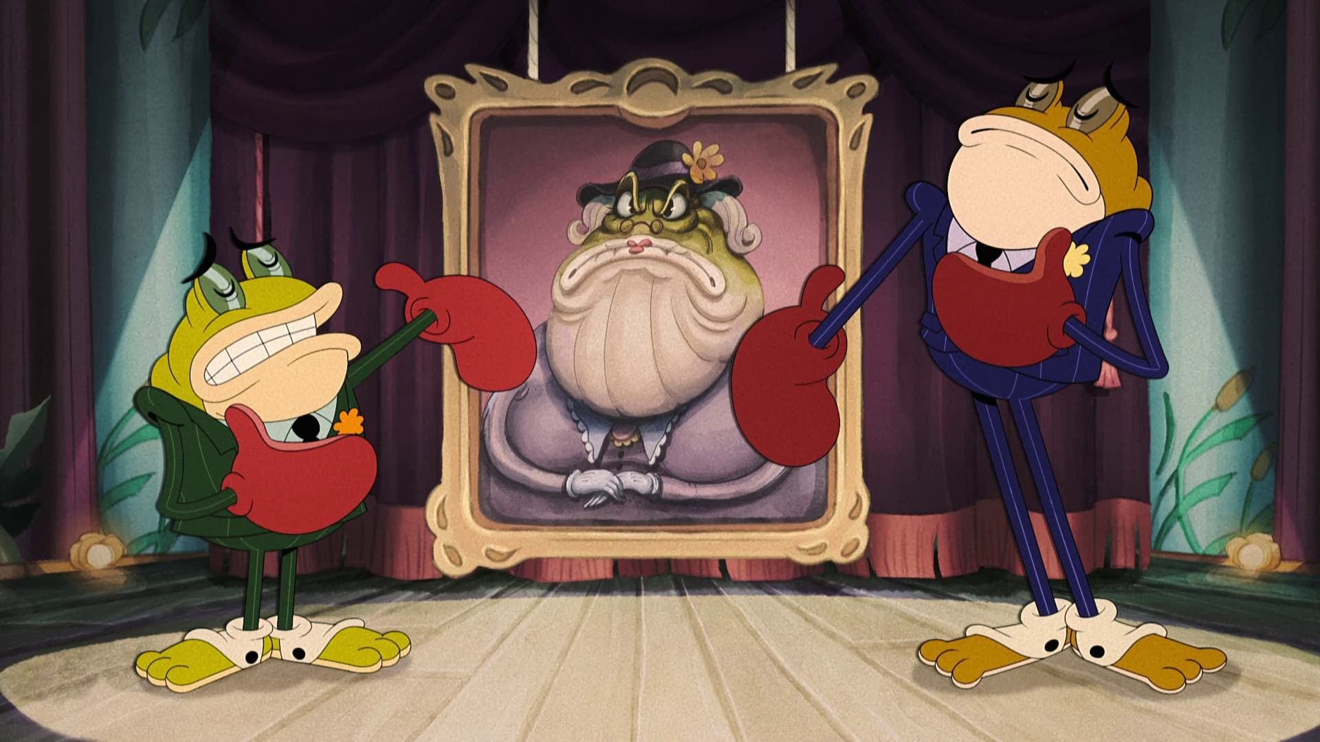 The Cuphead Show! background