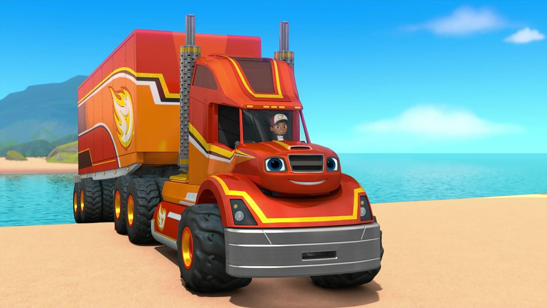 Blaze and the Monster Machines background