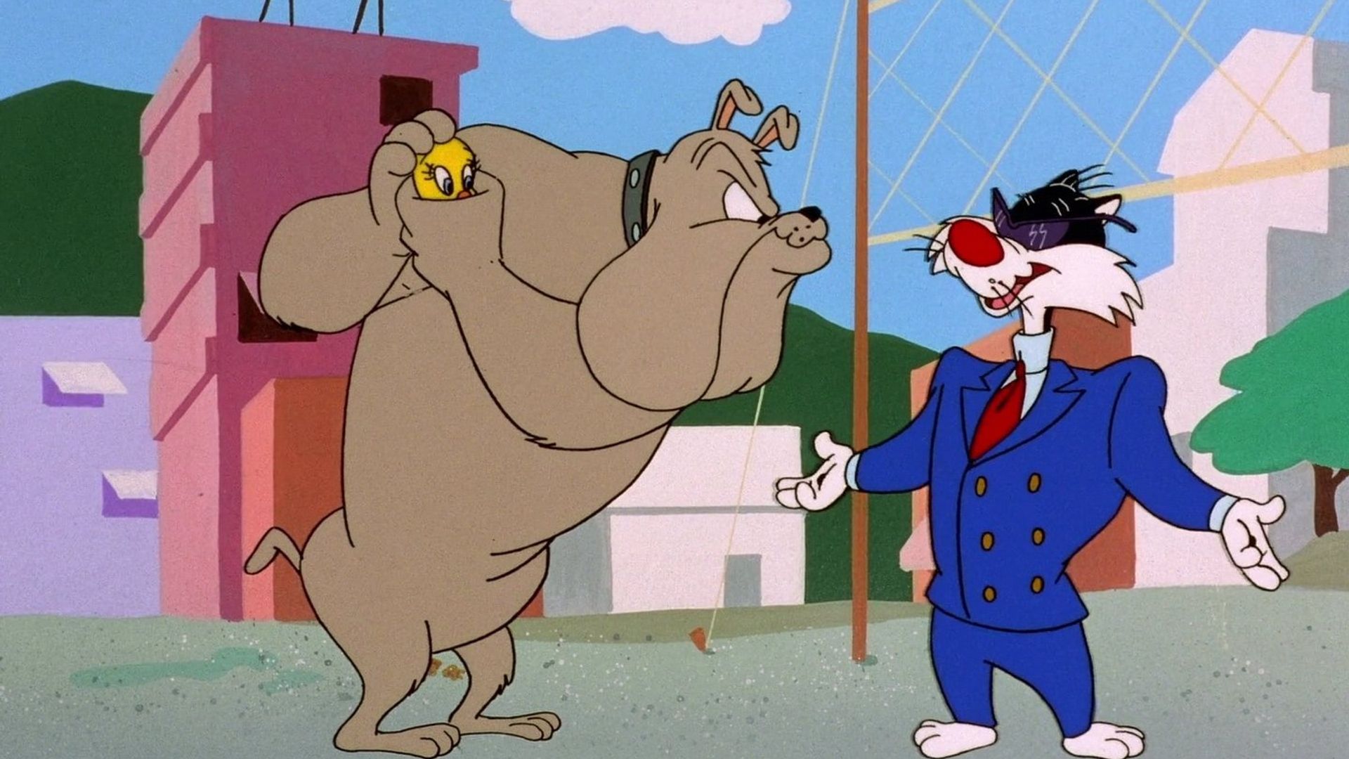 The Sylvester & Tweety Mysteries background