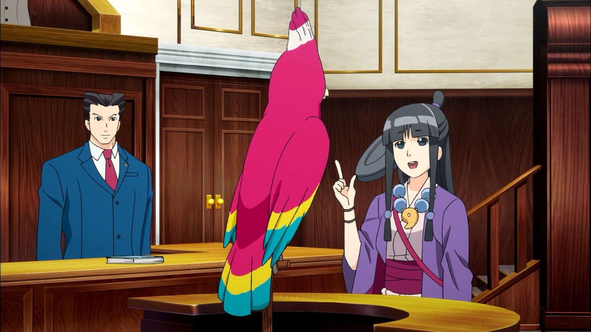Ace Attorney background