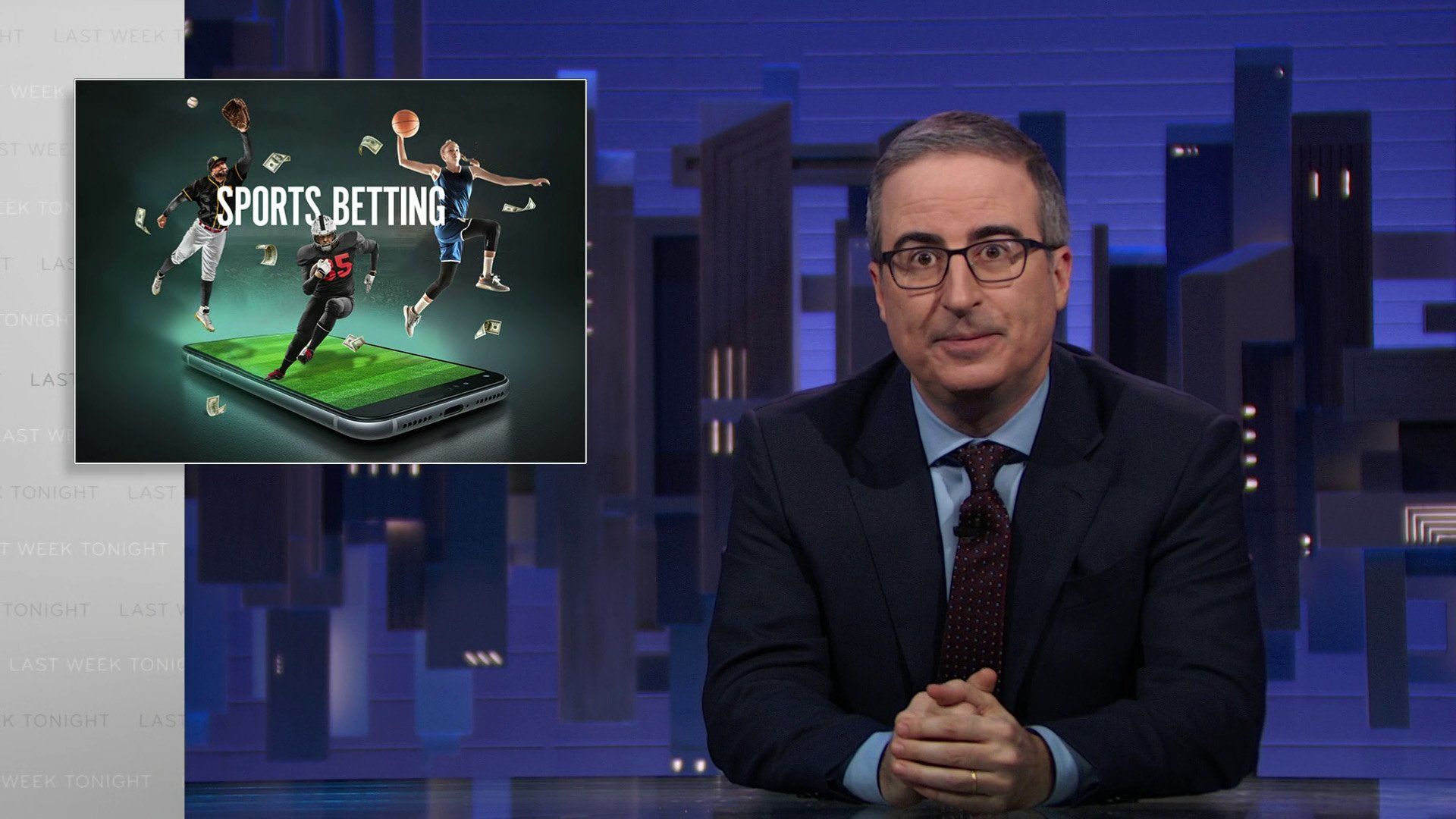 Last Week Tonight with John Oliver background