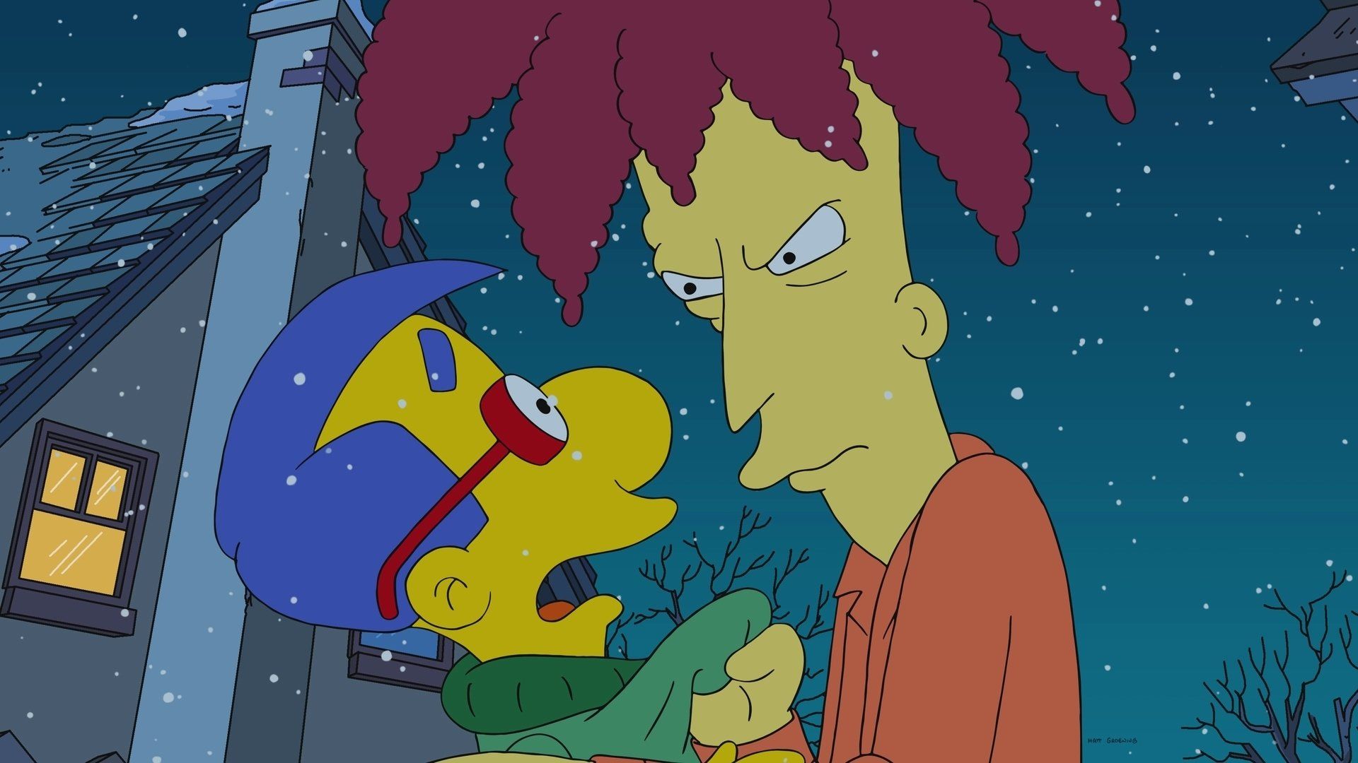 The Simpsons background