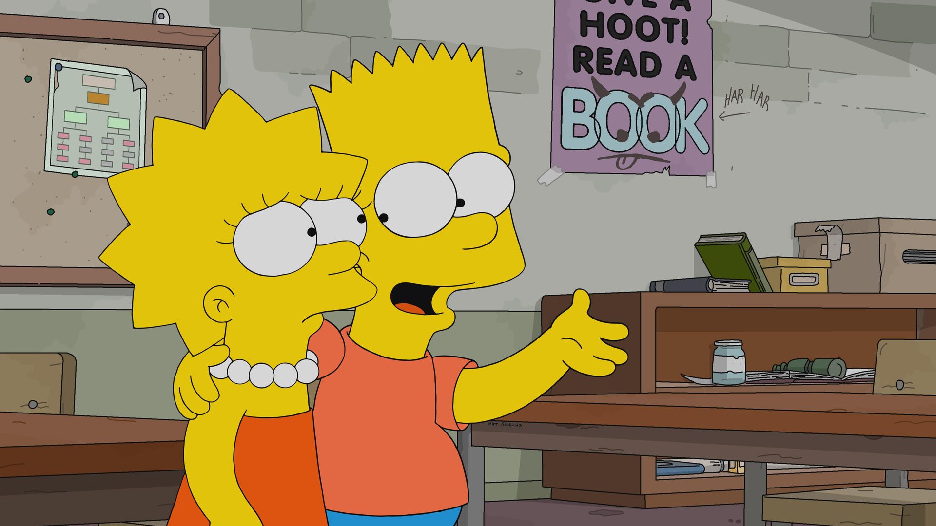The Simpsons background