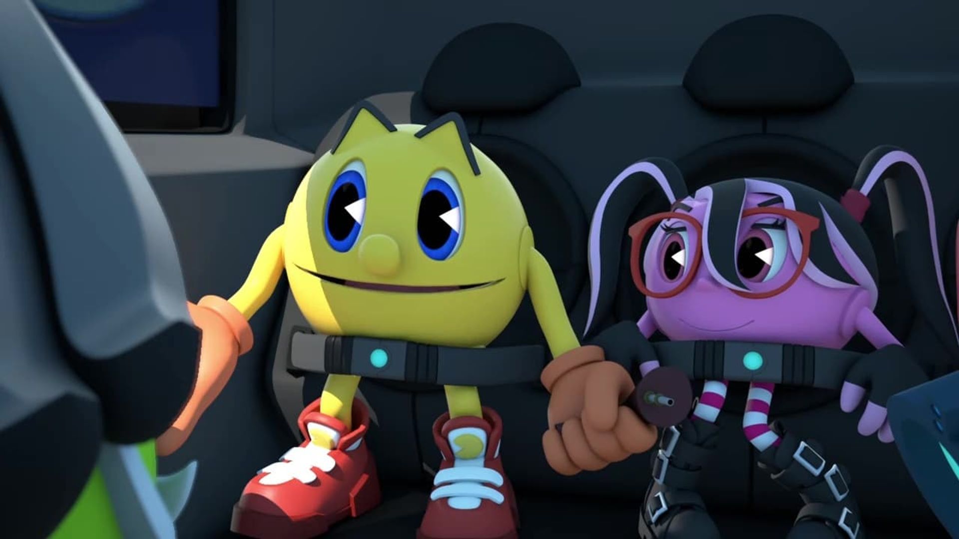 Pac-Man y las aventuras fantasmales background