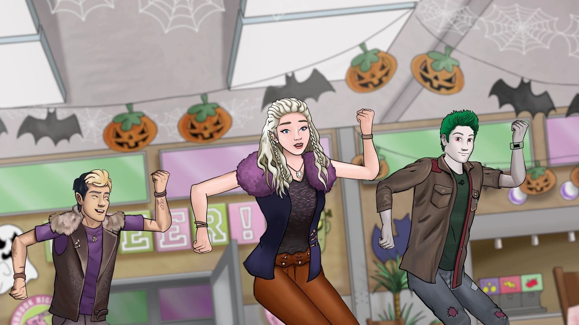 ZOMBIES: Addison's Monster Mystery background