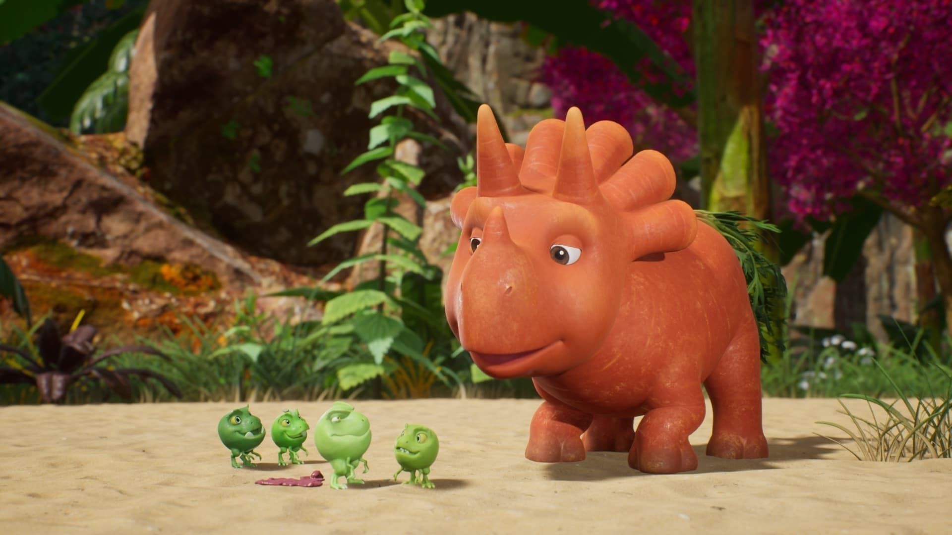 Ginger and the Vegesaurs background