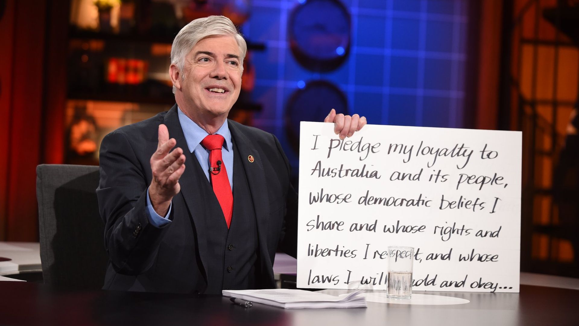 Shaun Micallef's Mad as Hell background