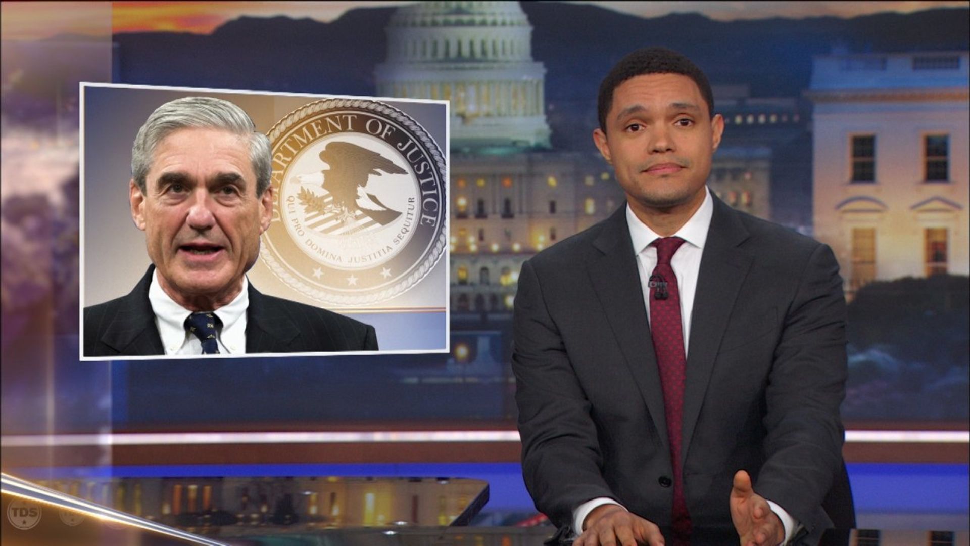 The Daily Show background