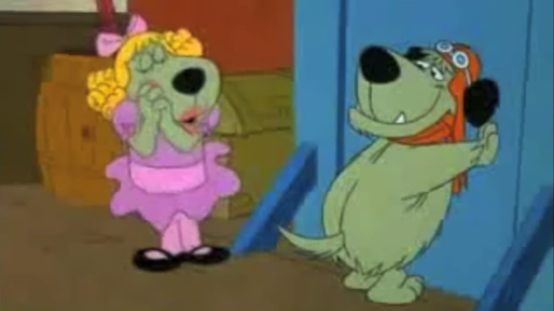 Dastardly and Muttley in Their Flying Machines background