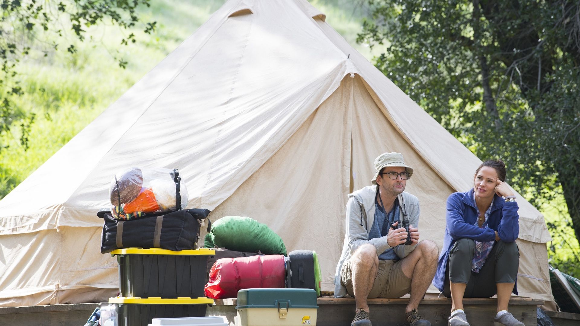 Camping background