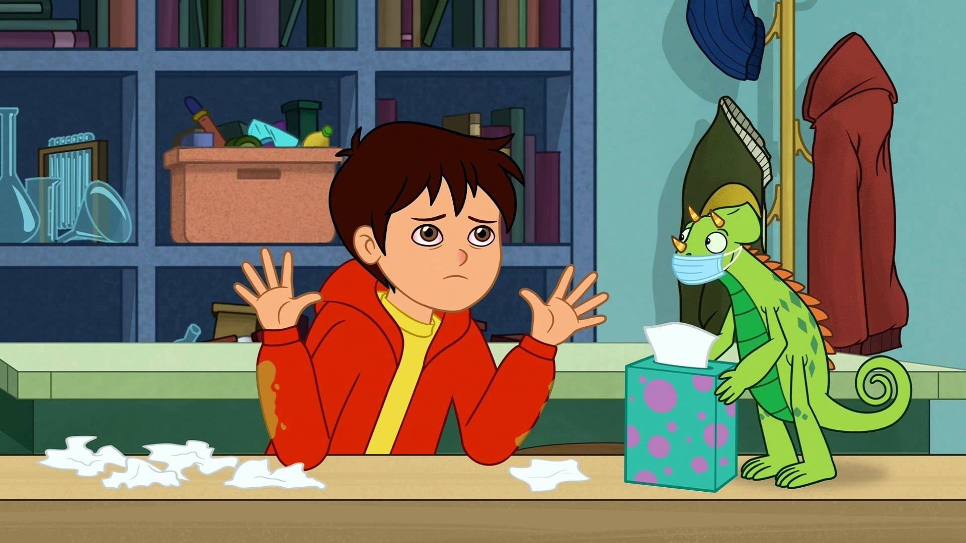 The Magic School Bus Rides Again background