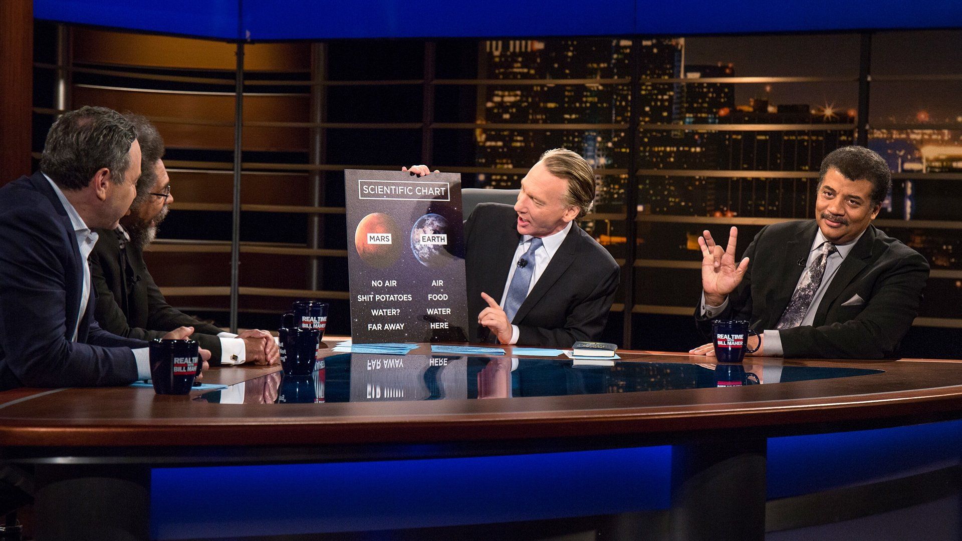 Real Time with Bill Maher background