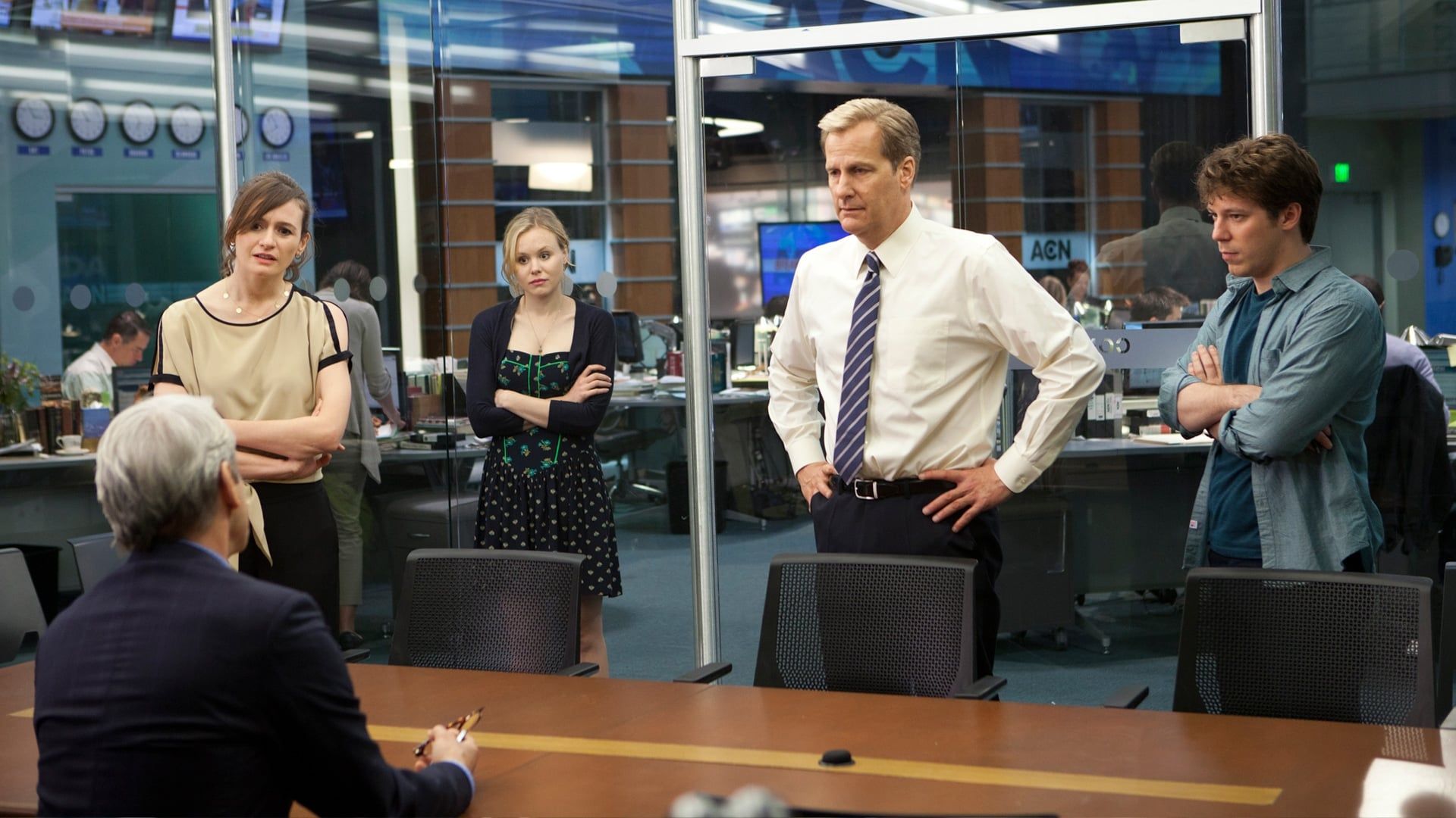 The Newsroom background