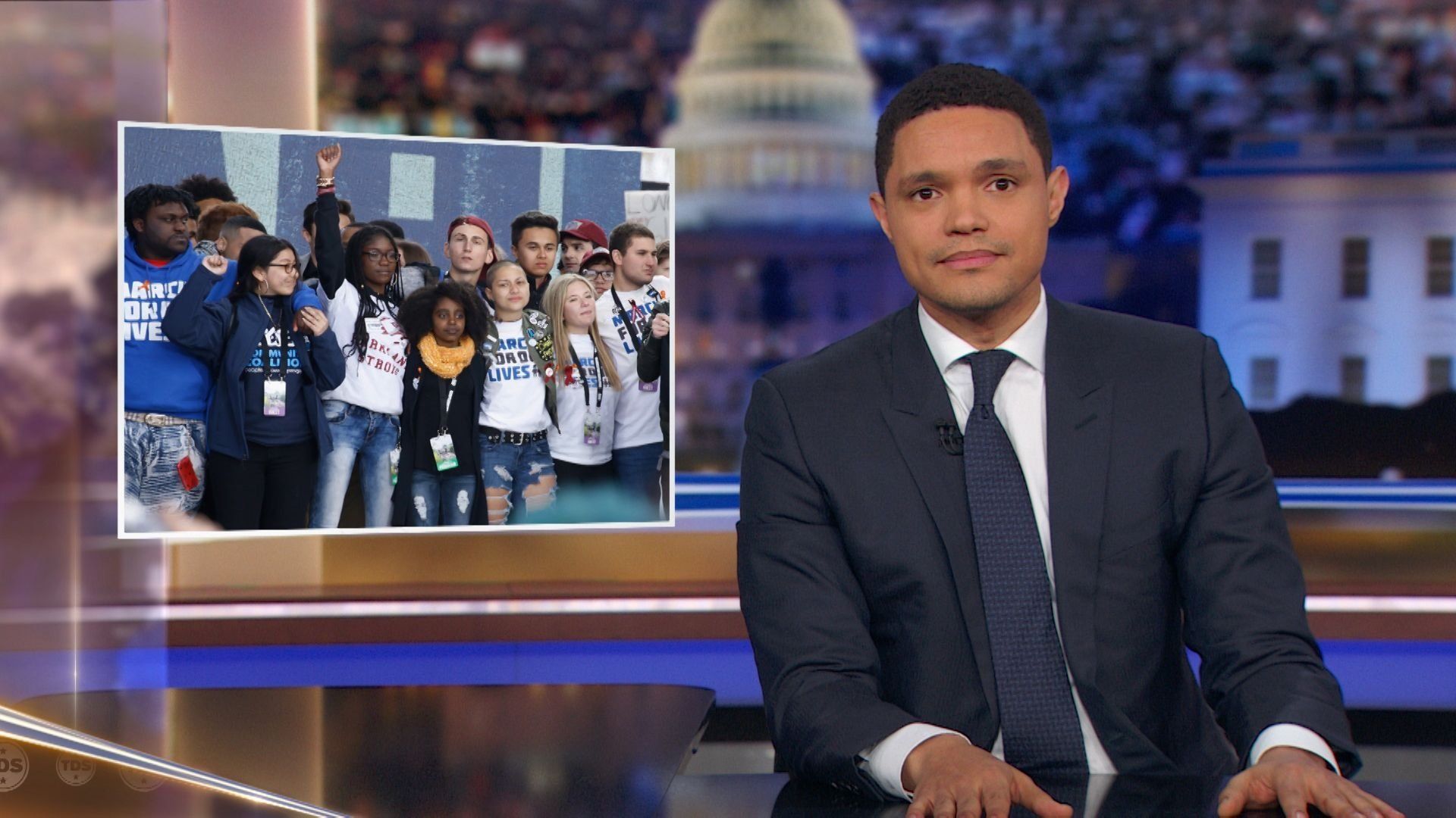 The Daily Show background