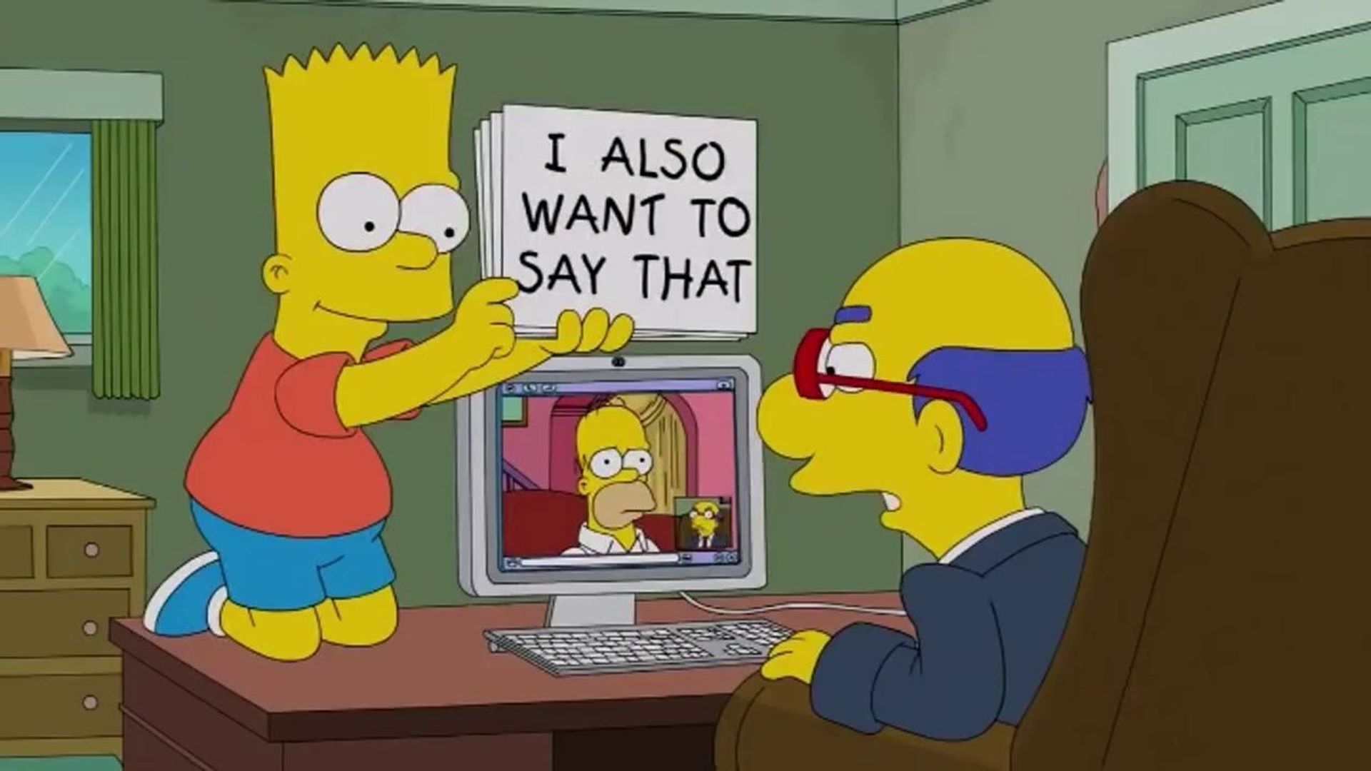 The Simpsons background