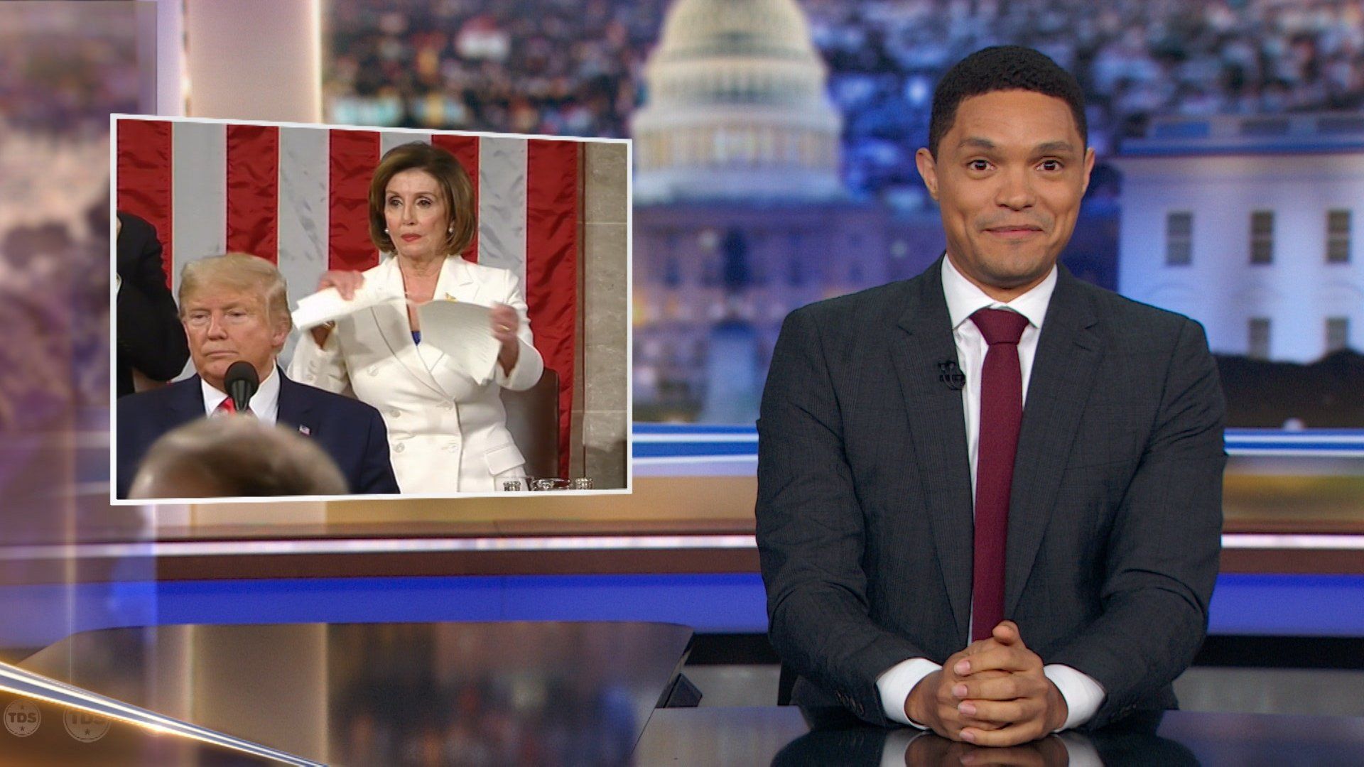 The Daily Show background