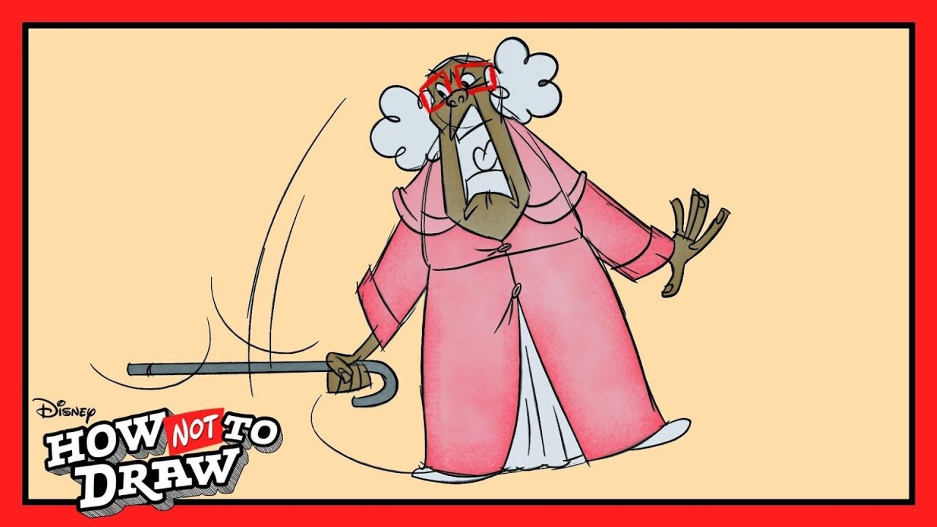Disney How NOT to Draw background