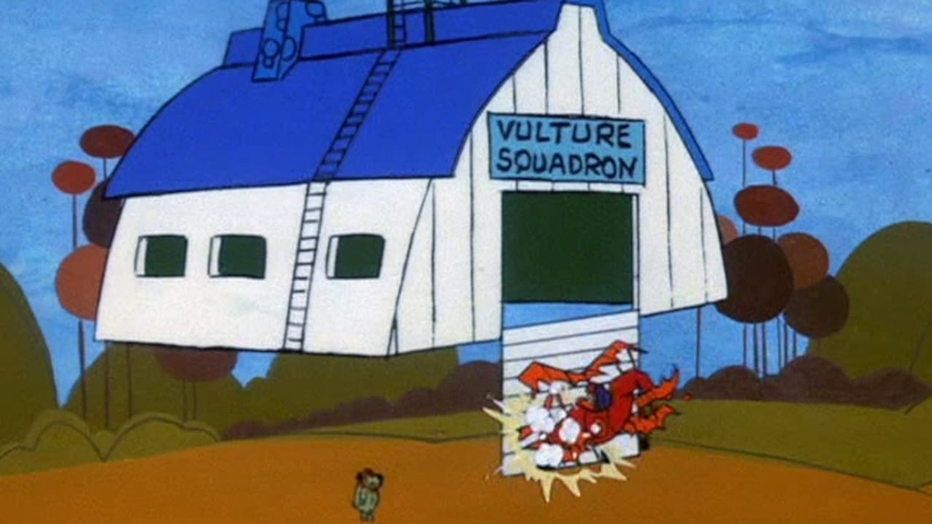 Dastardly and Muttley in Their Flying Machines background