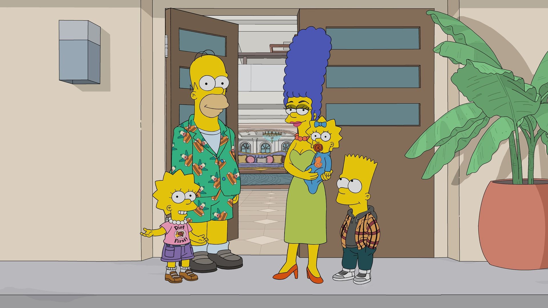 The Simpsons background