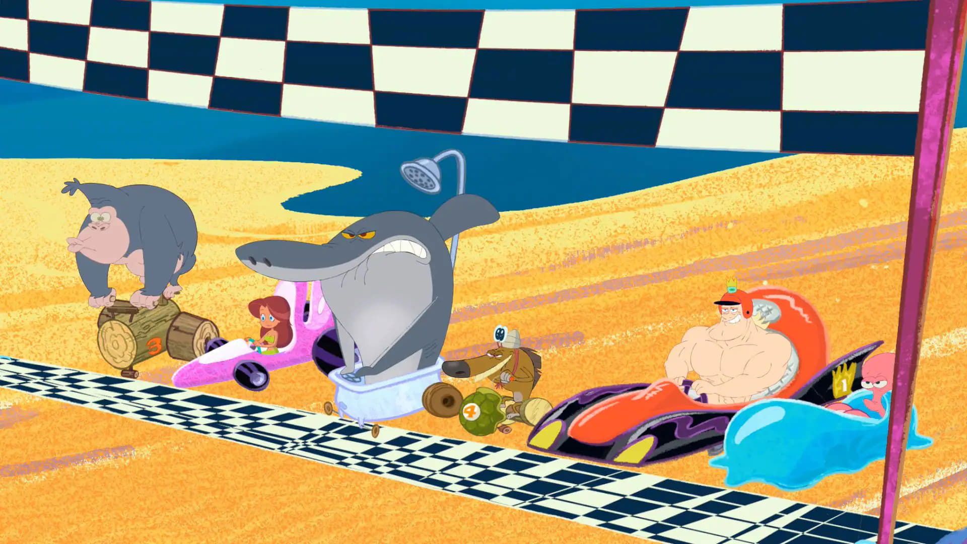 Zig & Sharko background