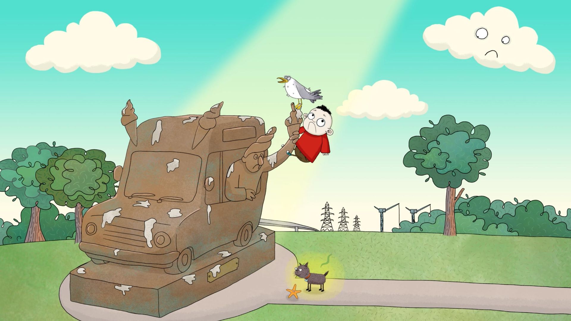 The Rubbish World of Dave Spud background