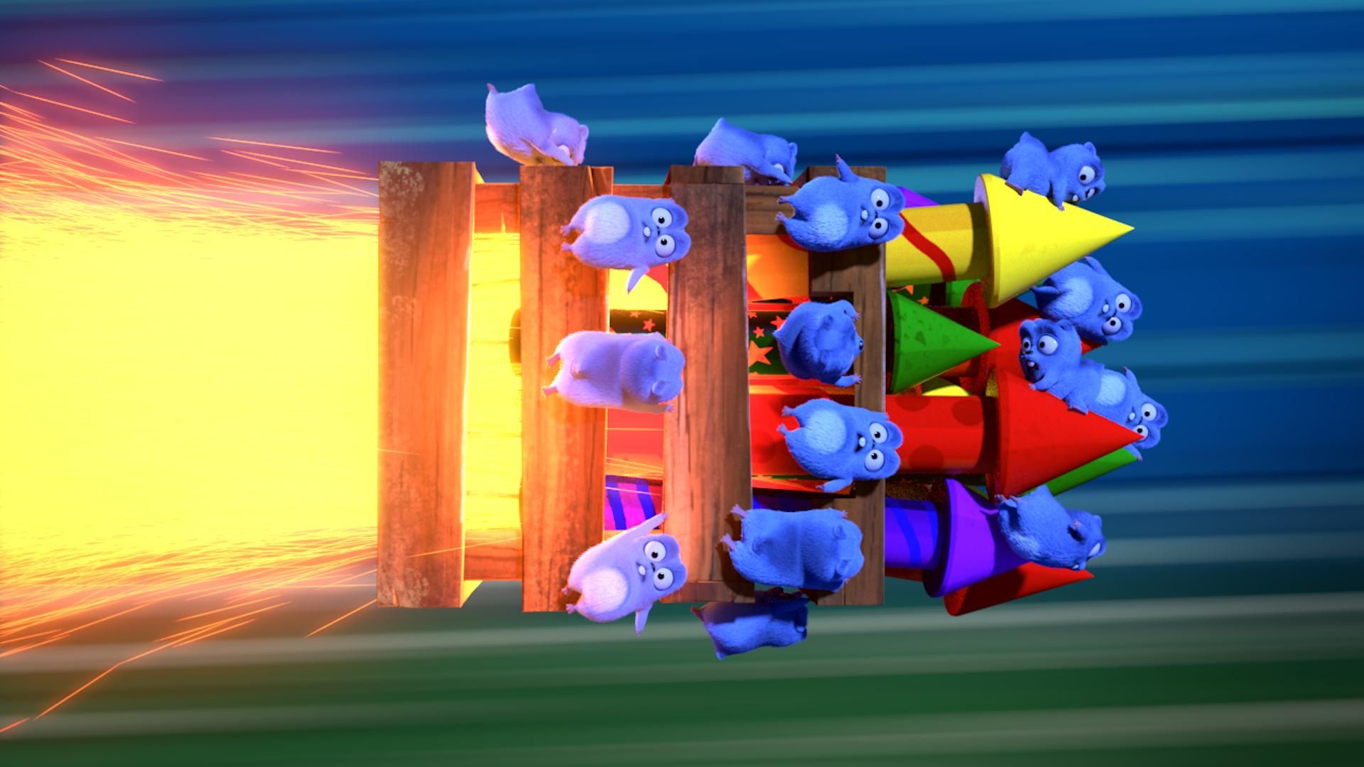 Grizzy and the Lemmings background