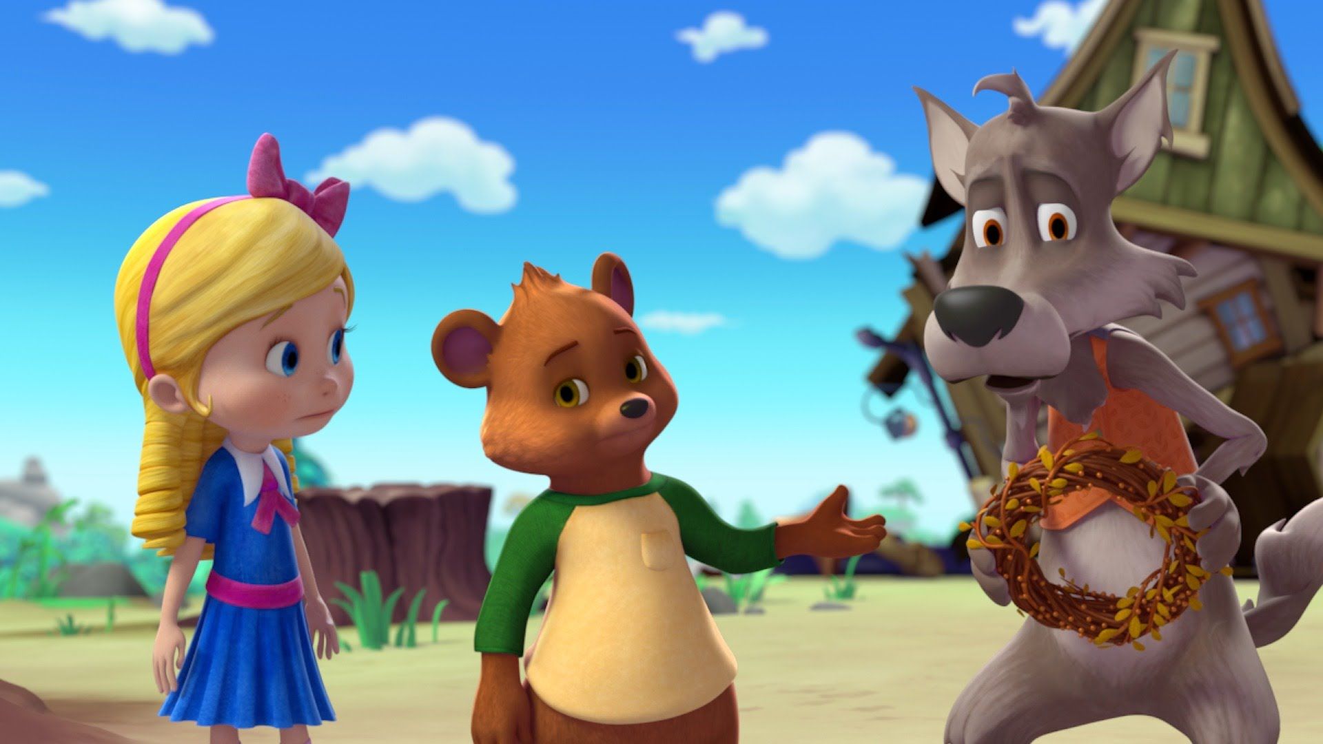 Goldie and Bear background