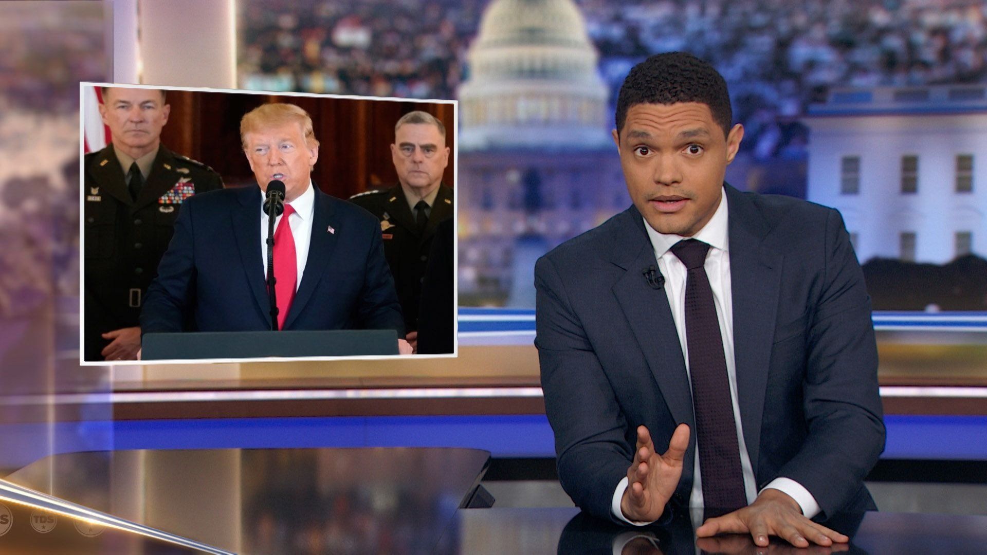 The Daily Show background