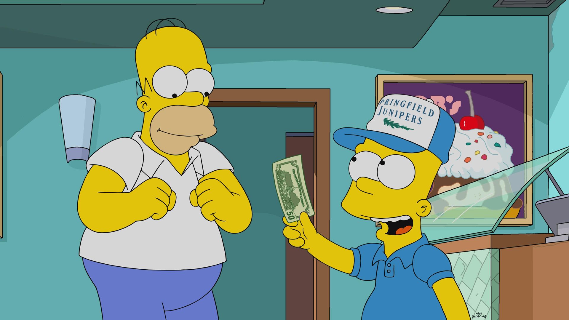 The Simpsons background