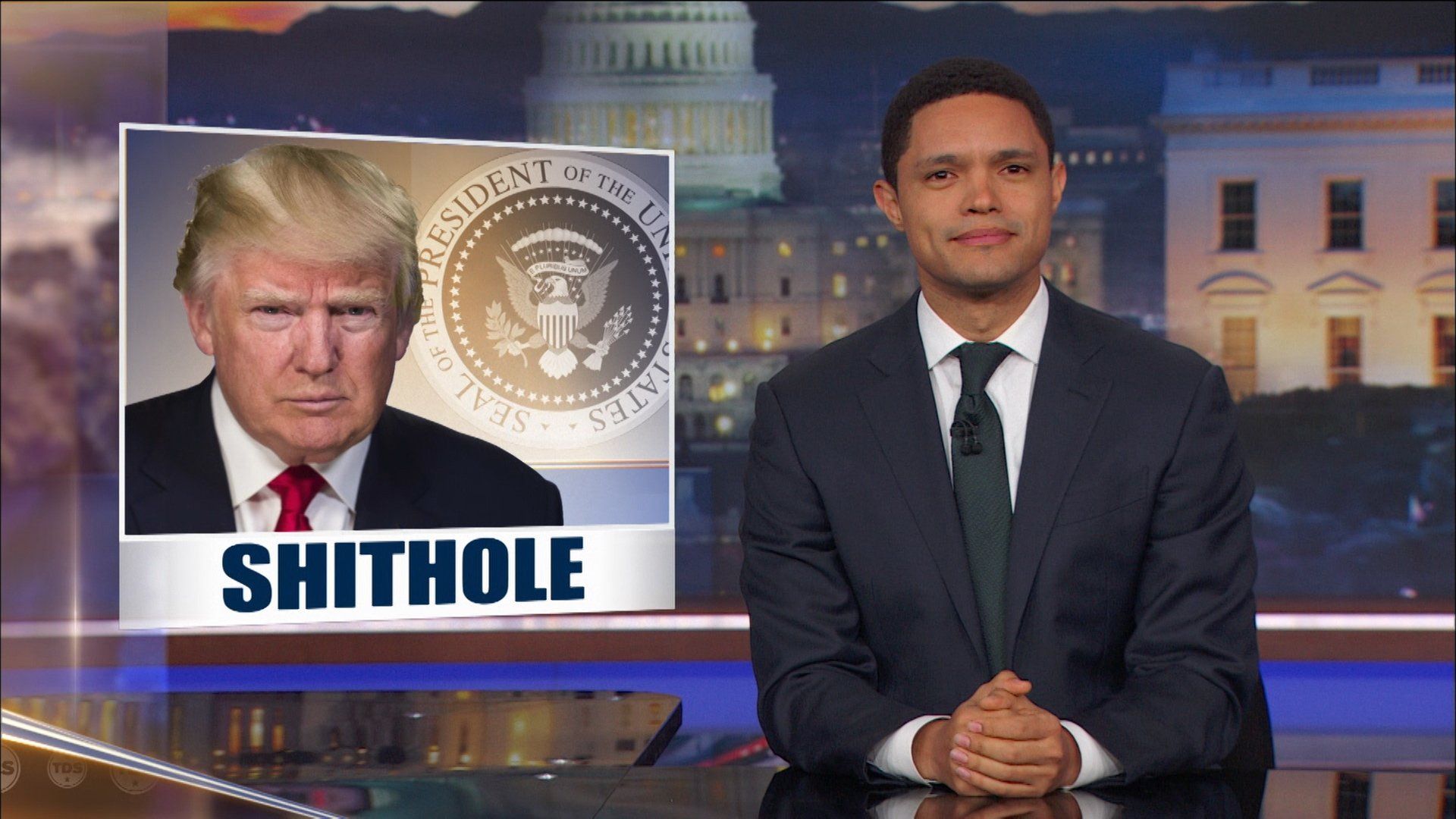 The Daily Show background